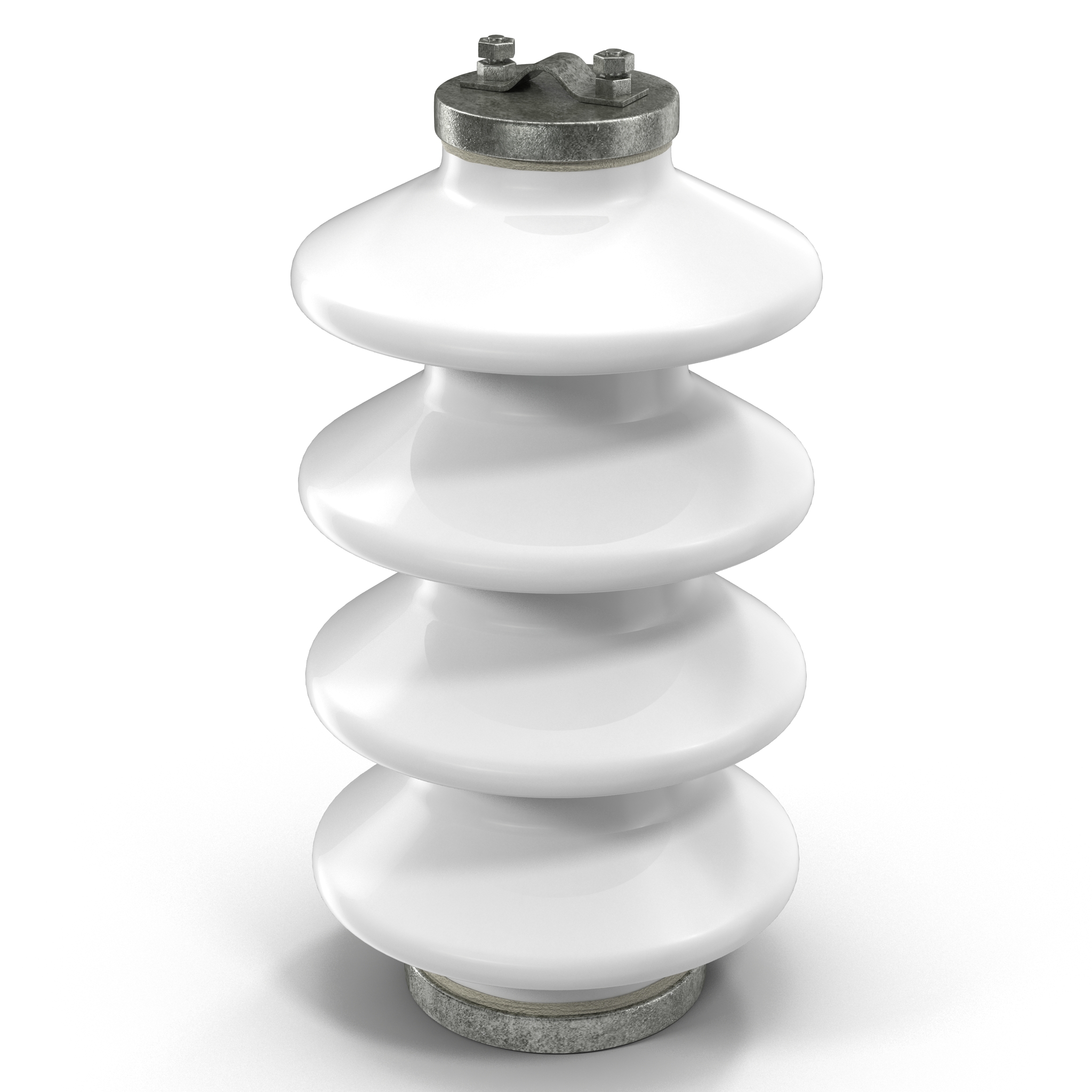 3D Ceramic Insulator White model