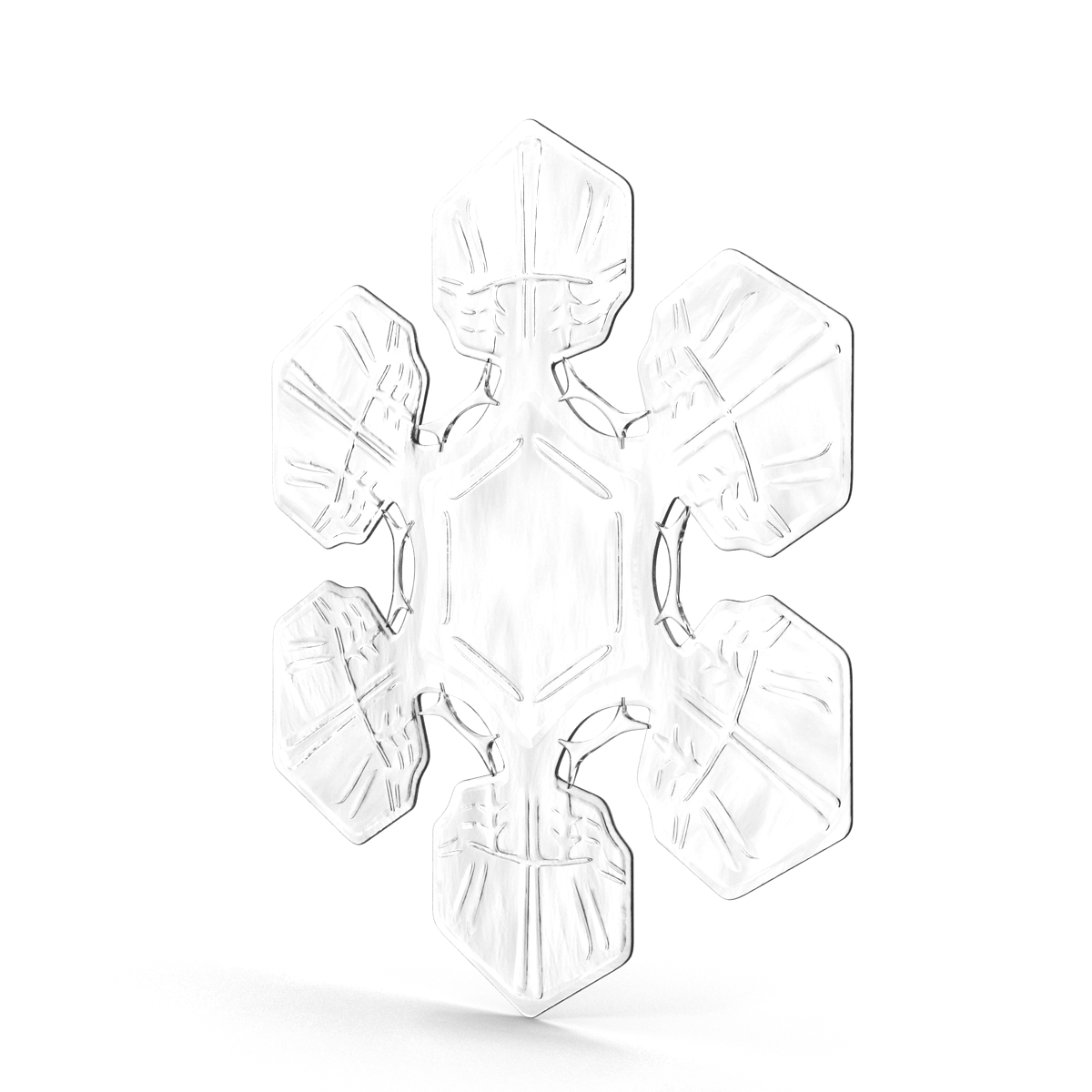 Snowflake 3D model