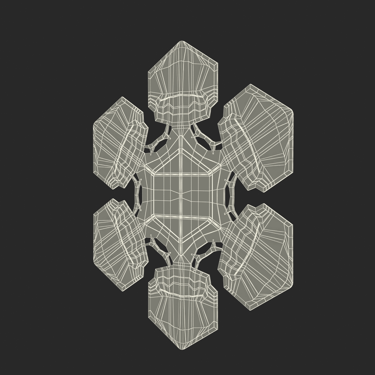 Snowflake 3D model