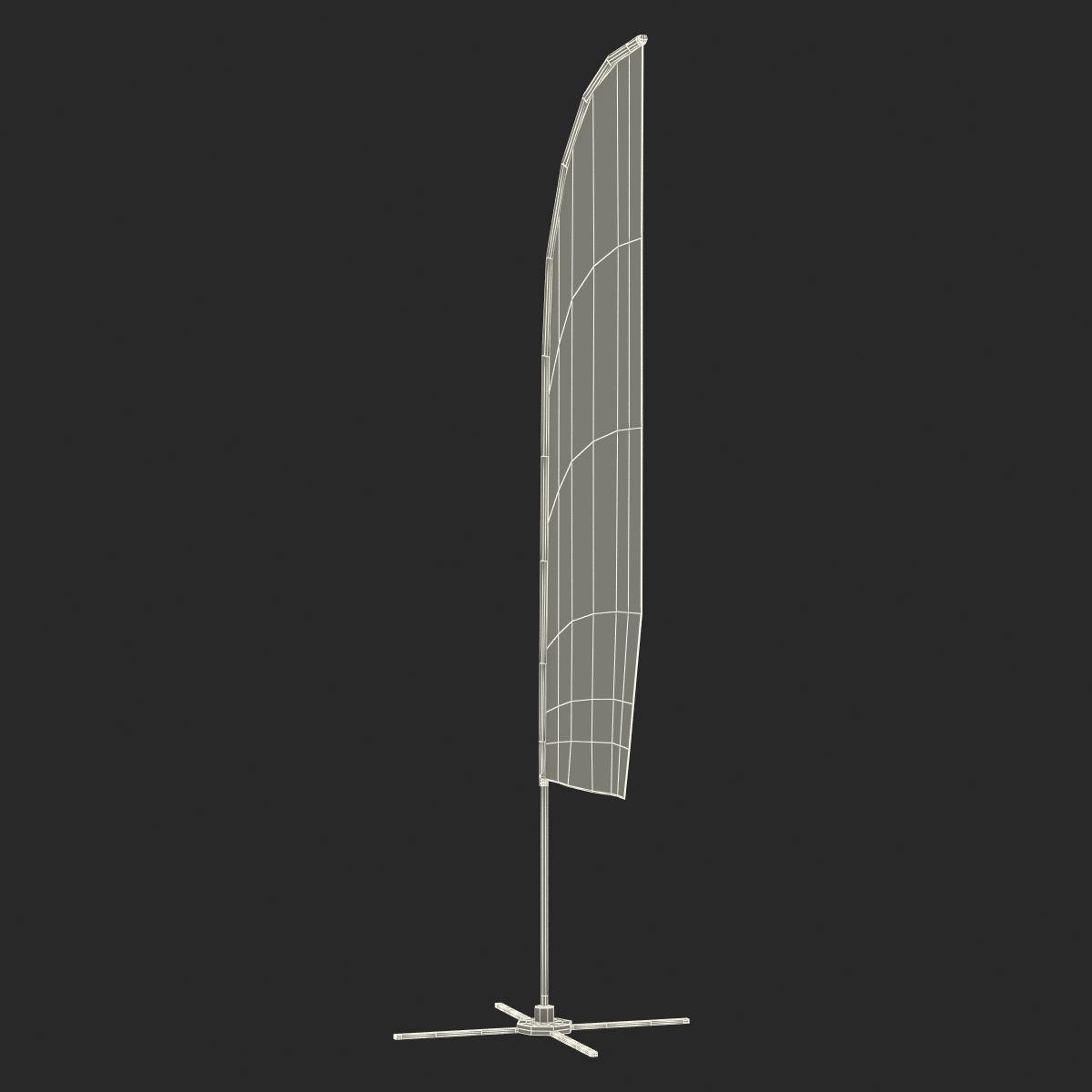 Banner Stand 4 Generic 3D