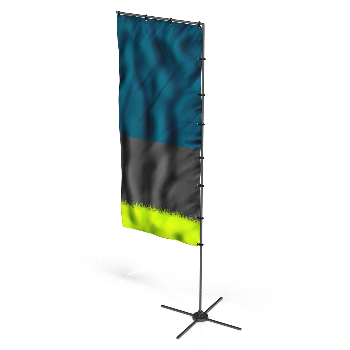 Banner Stand 5 Generic 3D