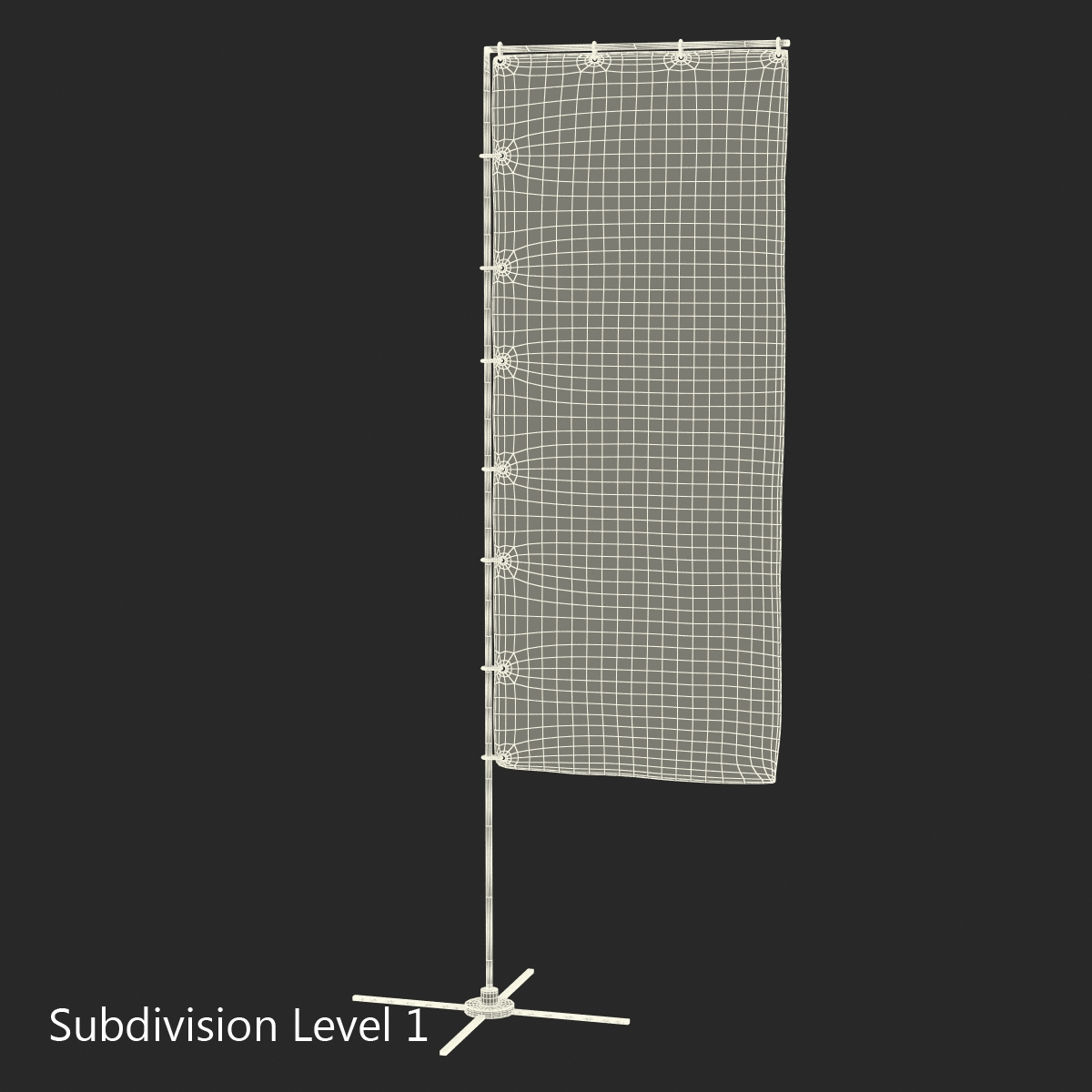 Banner Stand 5 Generic 3D