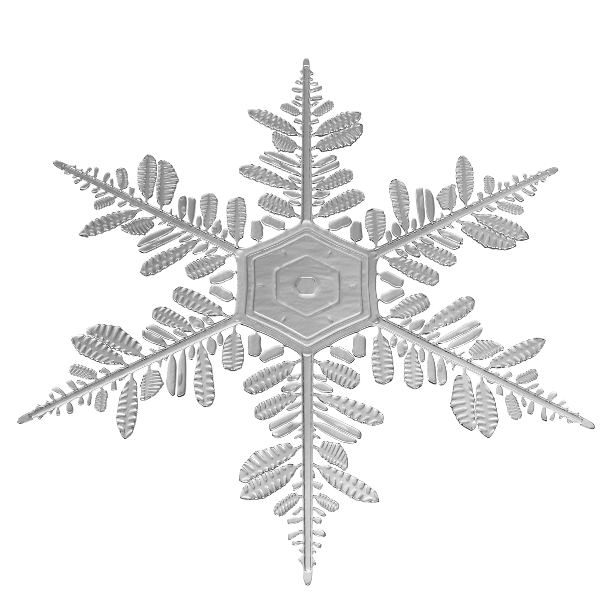 3D Snowflake 5