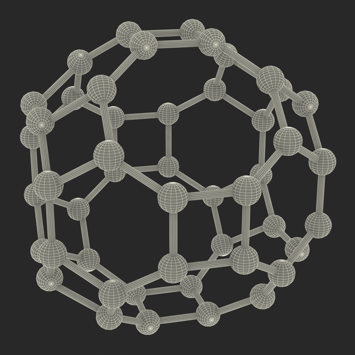 Buckyball 3D model