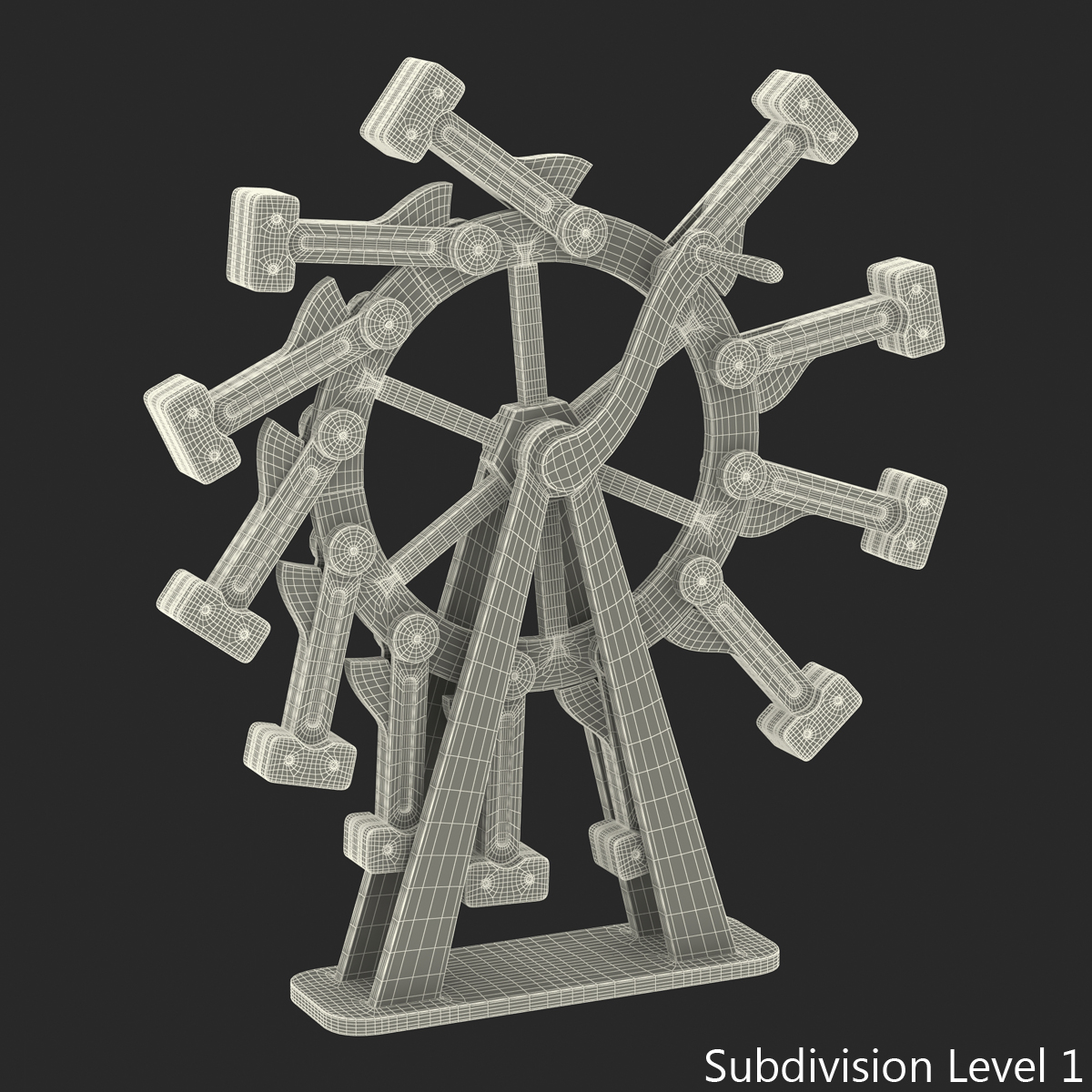 3D Perpetual Motion Machine Rigged