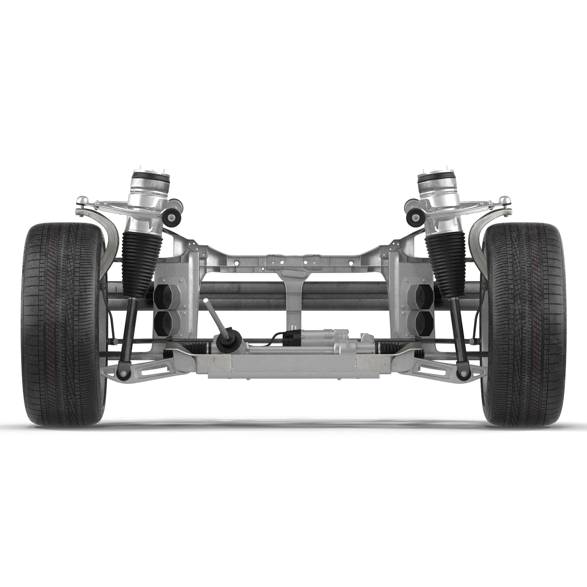 3D model Tesla Model S Front Suspension