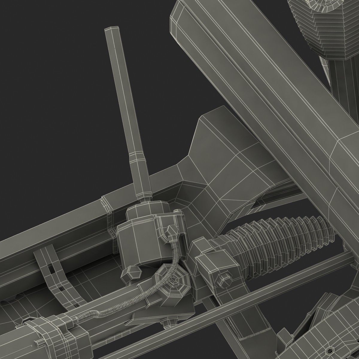 3D model Tesla Model S Front Suspension