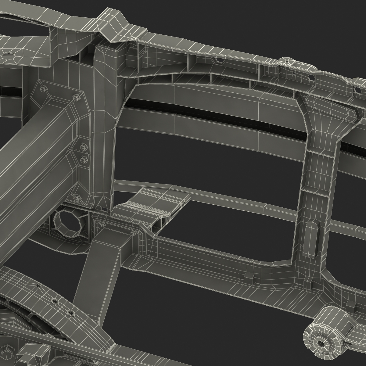 3D model Tesla Model S Front Suspension