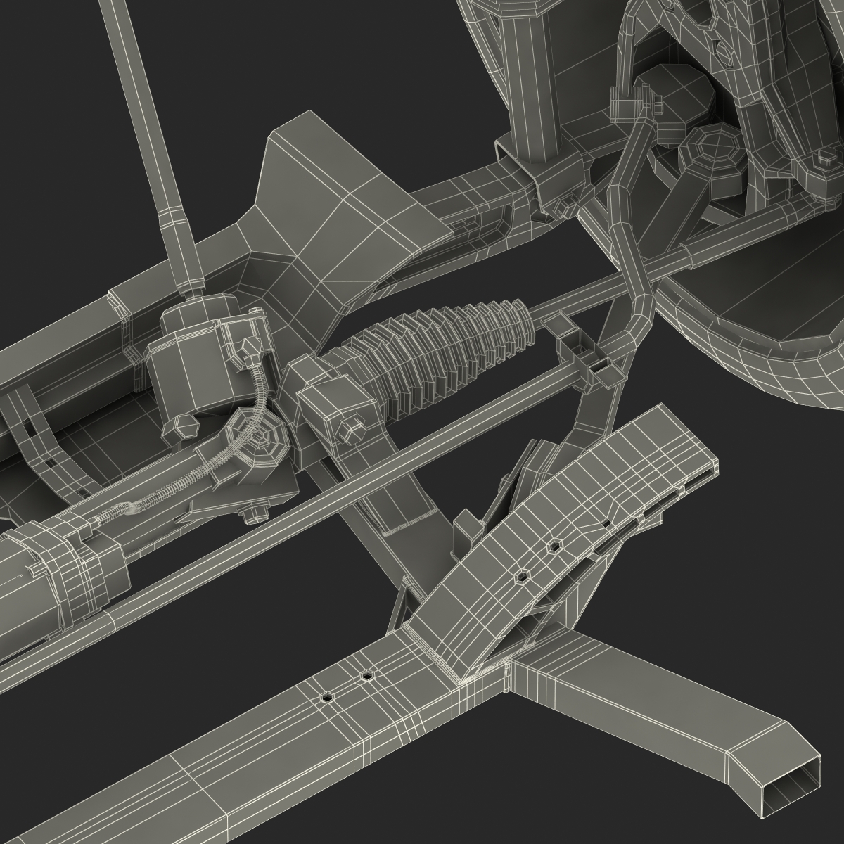 Tesla Model S Front Suspension 2 3D