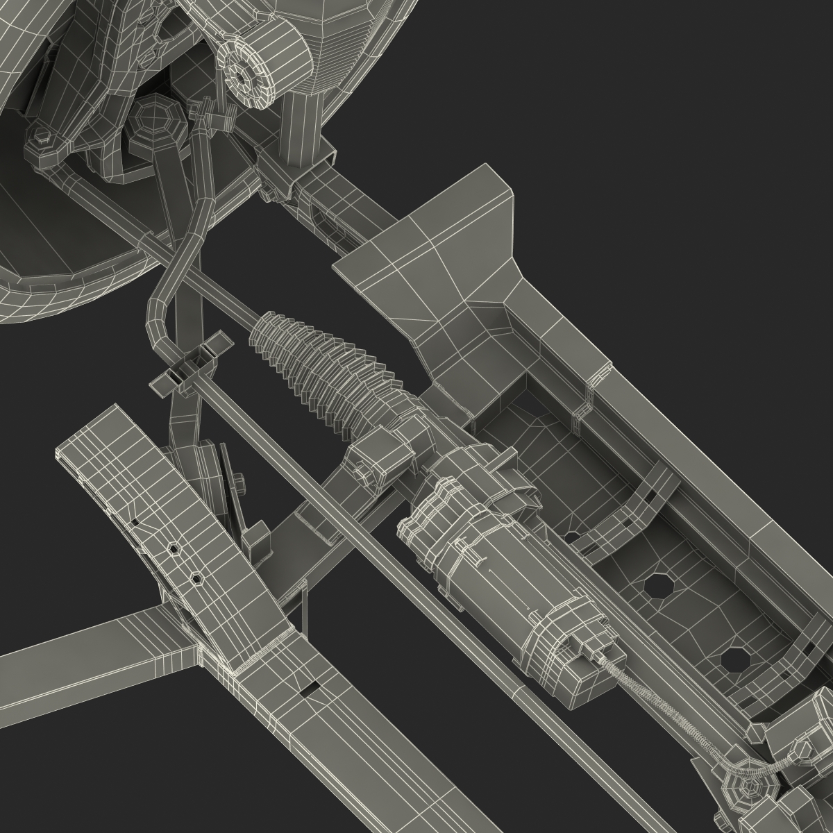 Tesla Model S Front Suspension 2 3D