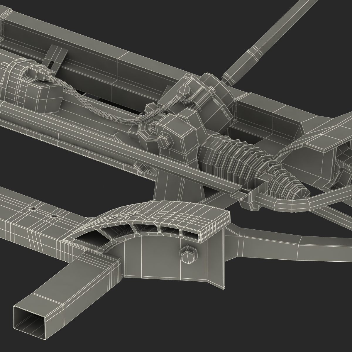 Tesla Model S Front Suspension 3 3D