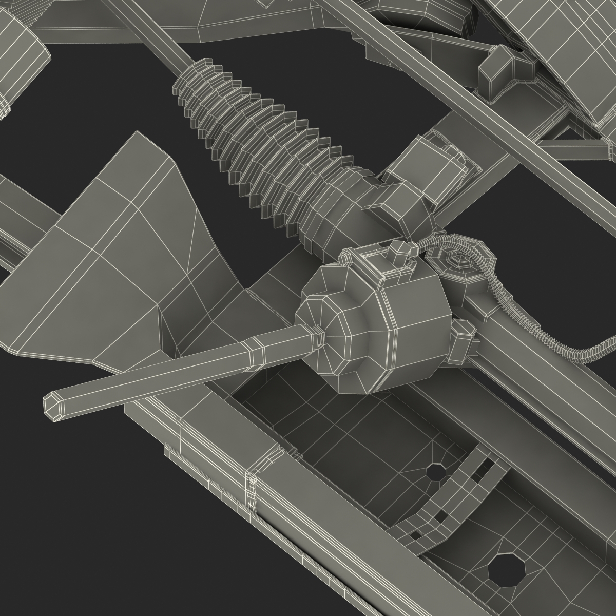 Tesla Model S Front Suspension 3 3D