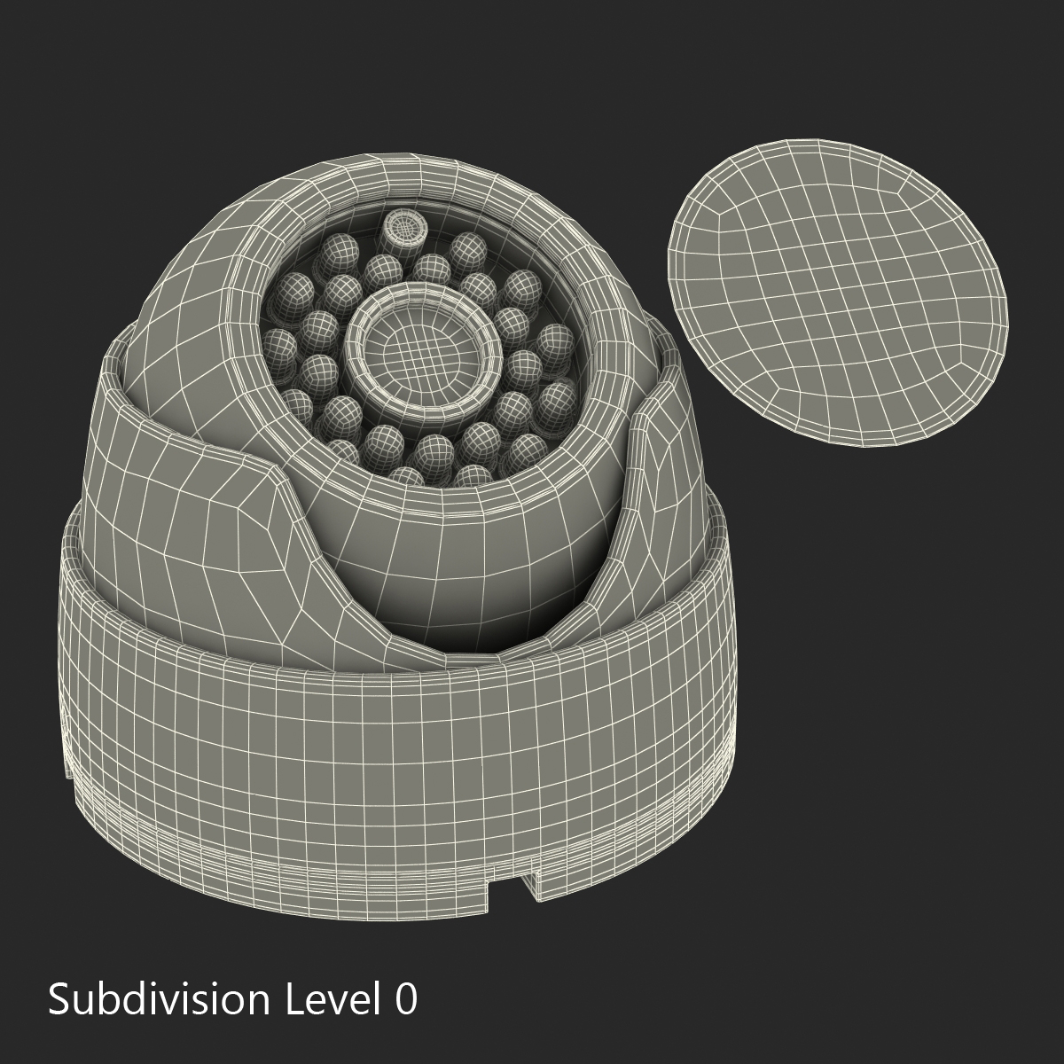 3D CCTV Camera 3 model