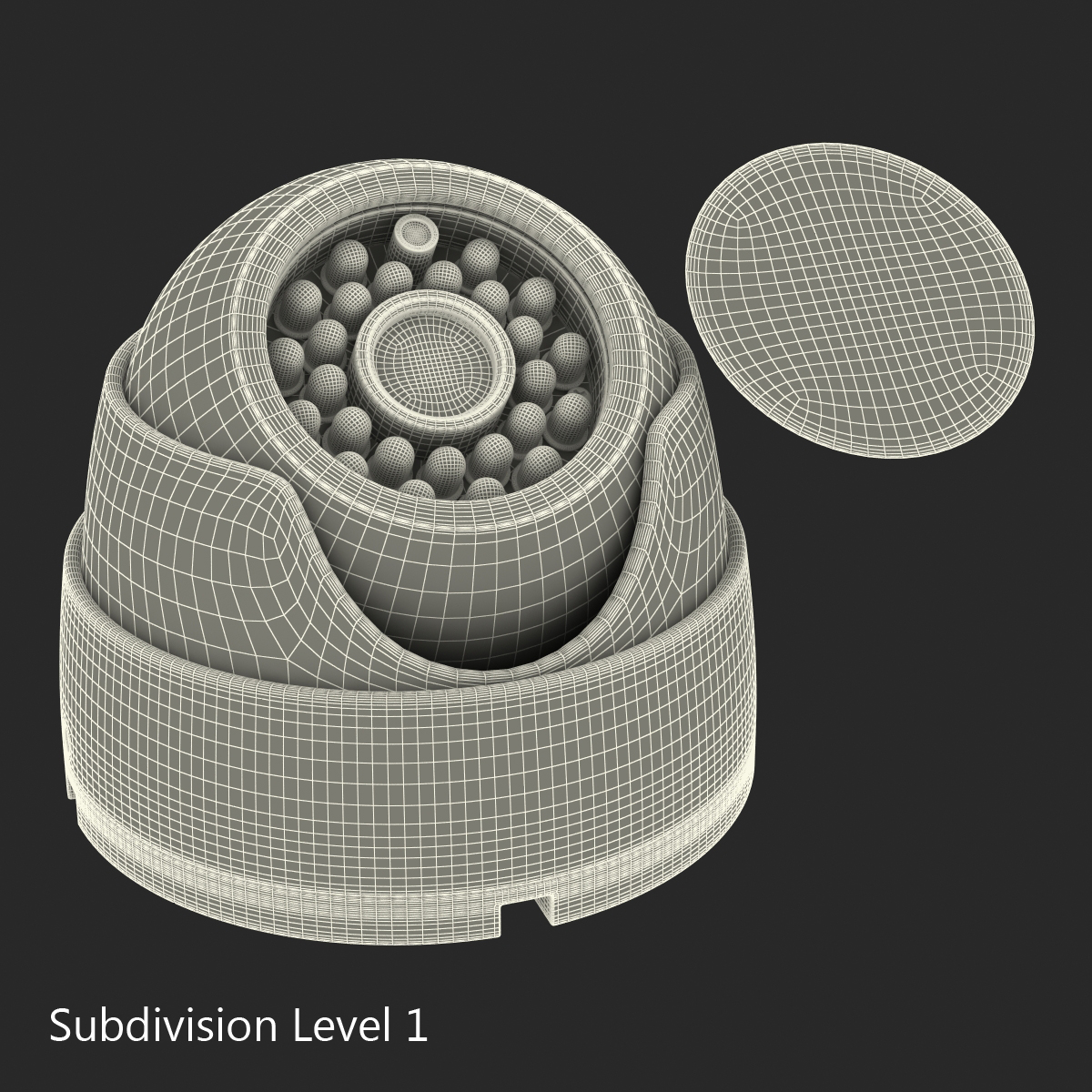 3D CCTV Camera 3 model