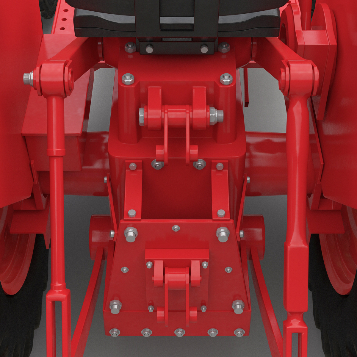 3D Tractor Mahindra 395 DI model