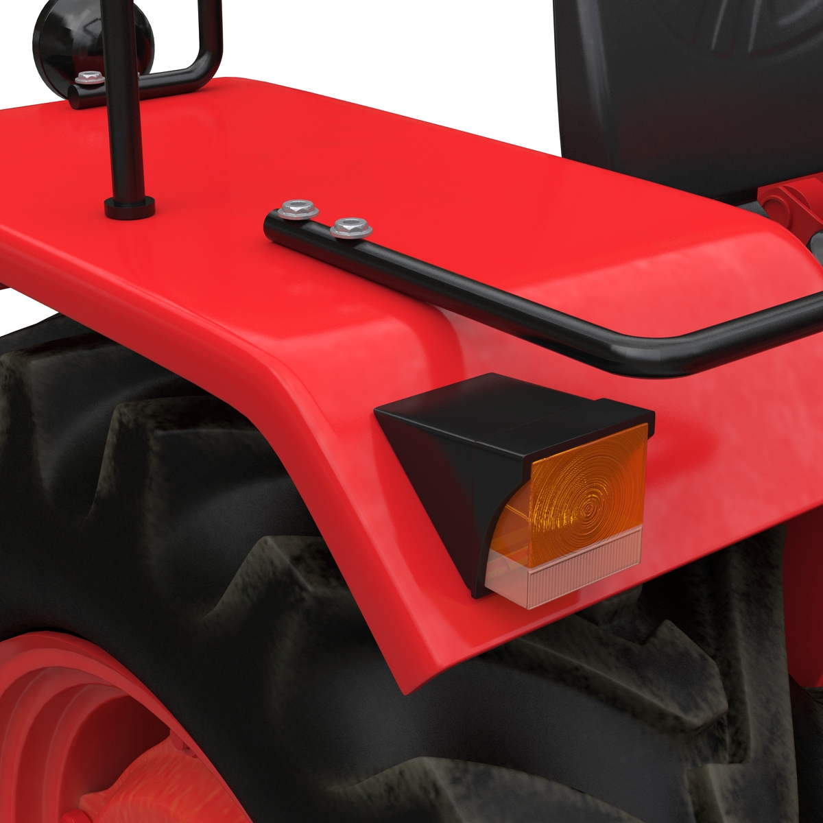 3D model Tractor Mahindra 395 DI Rigged