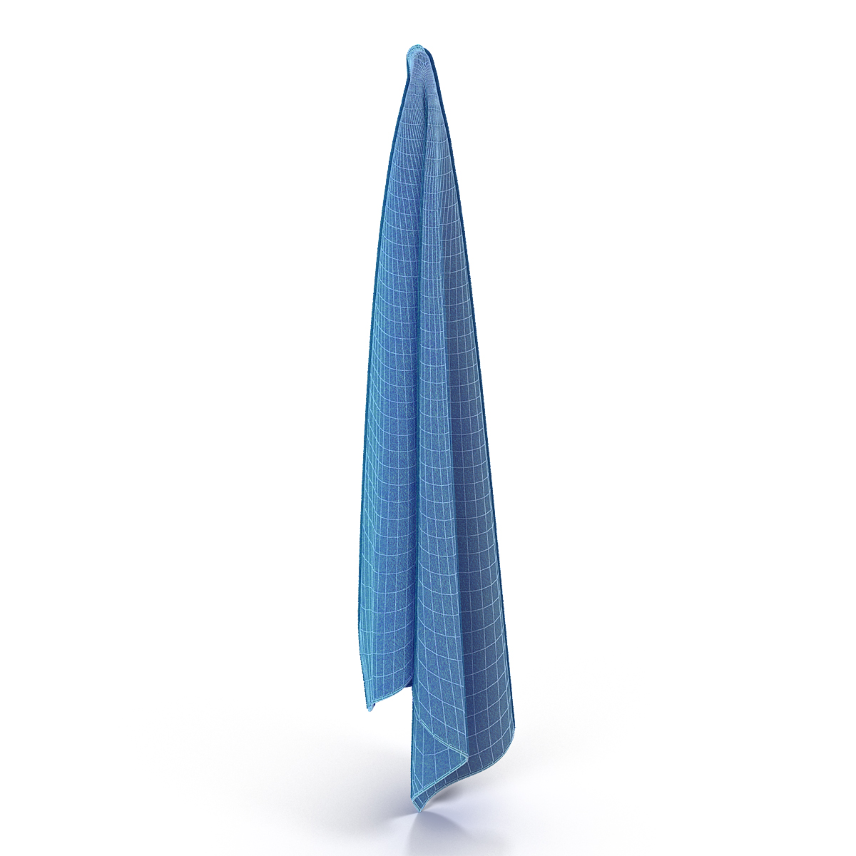 Hanging Bathroom Towel Blue 3D