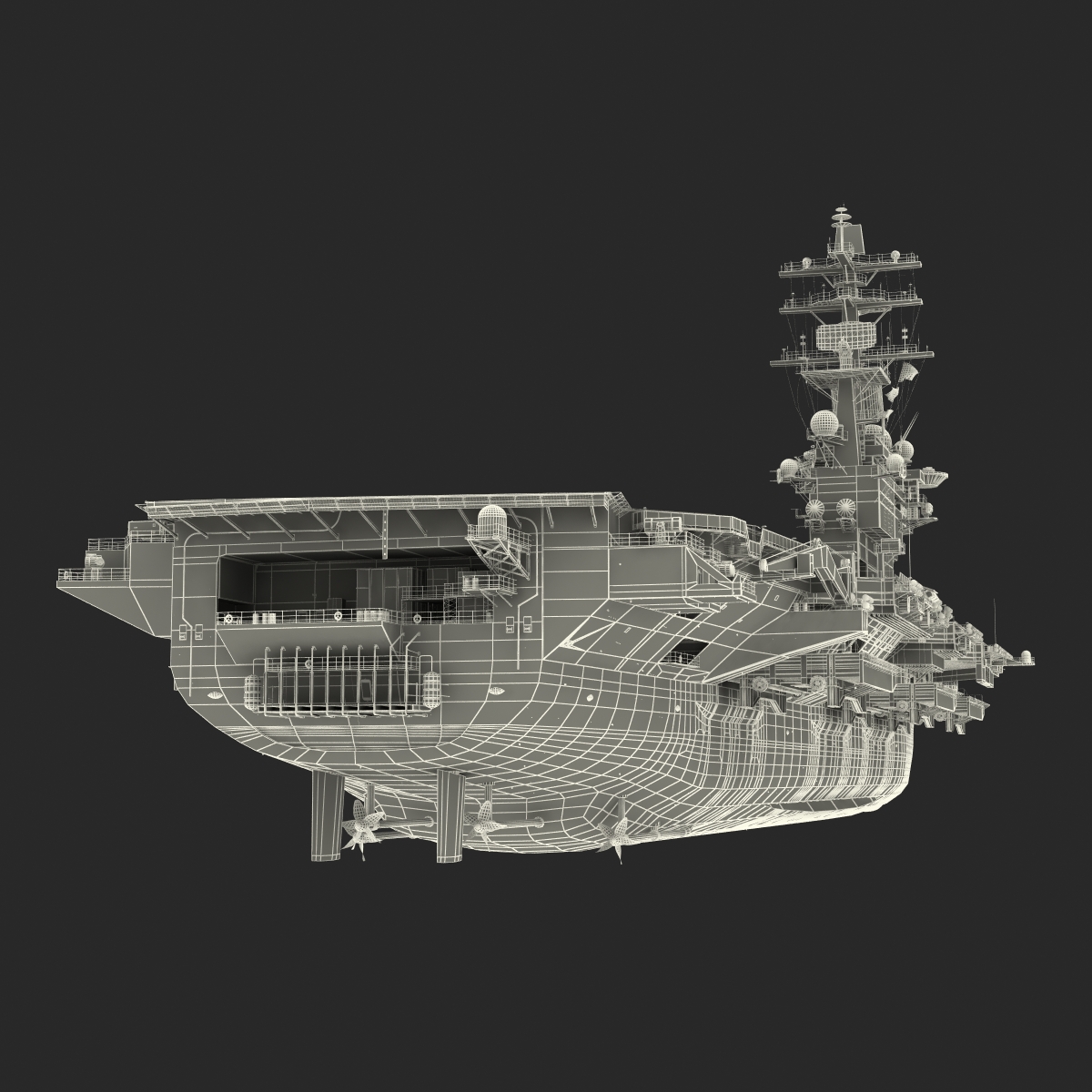 USS Ronald Reagan CVN 76 3D model