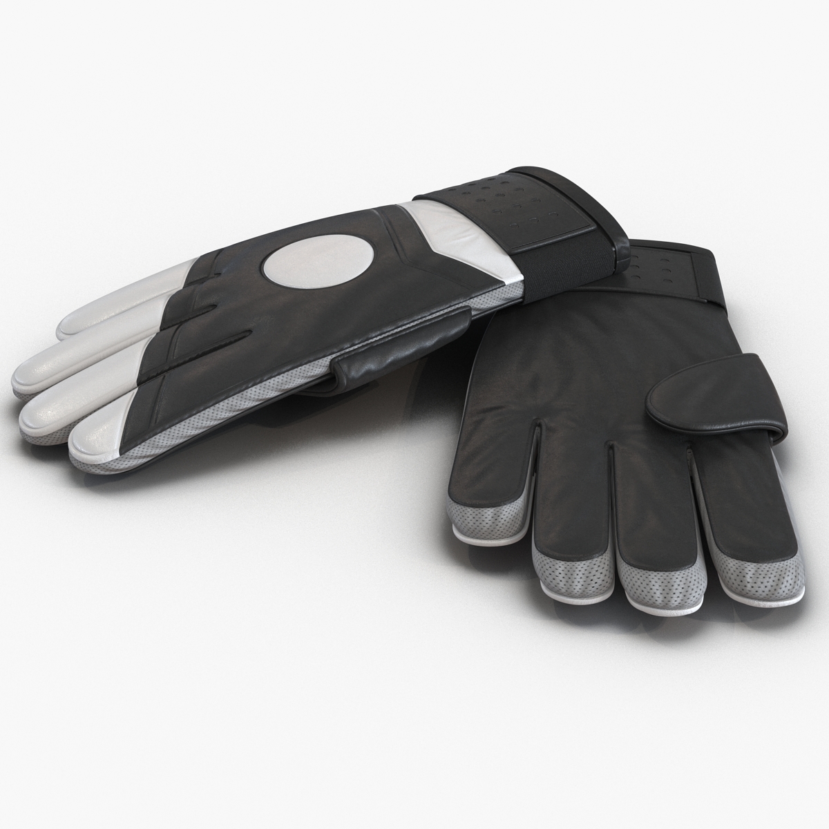 3D Goalie Gloves model