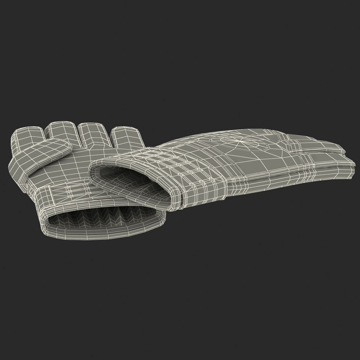 3D Goalie Gloves model