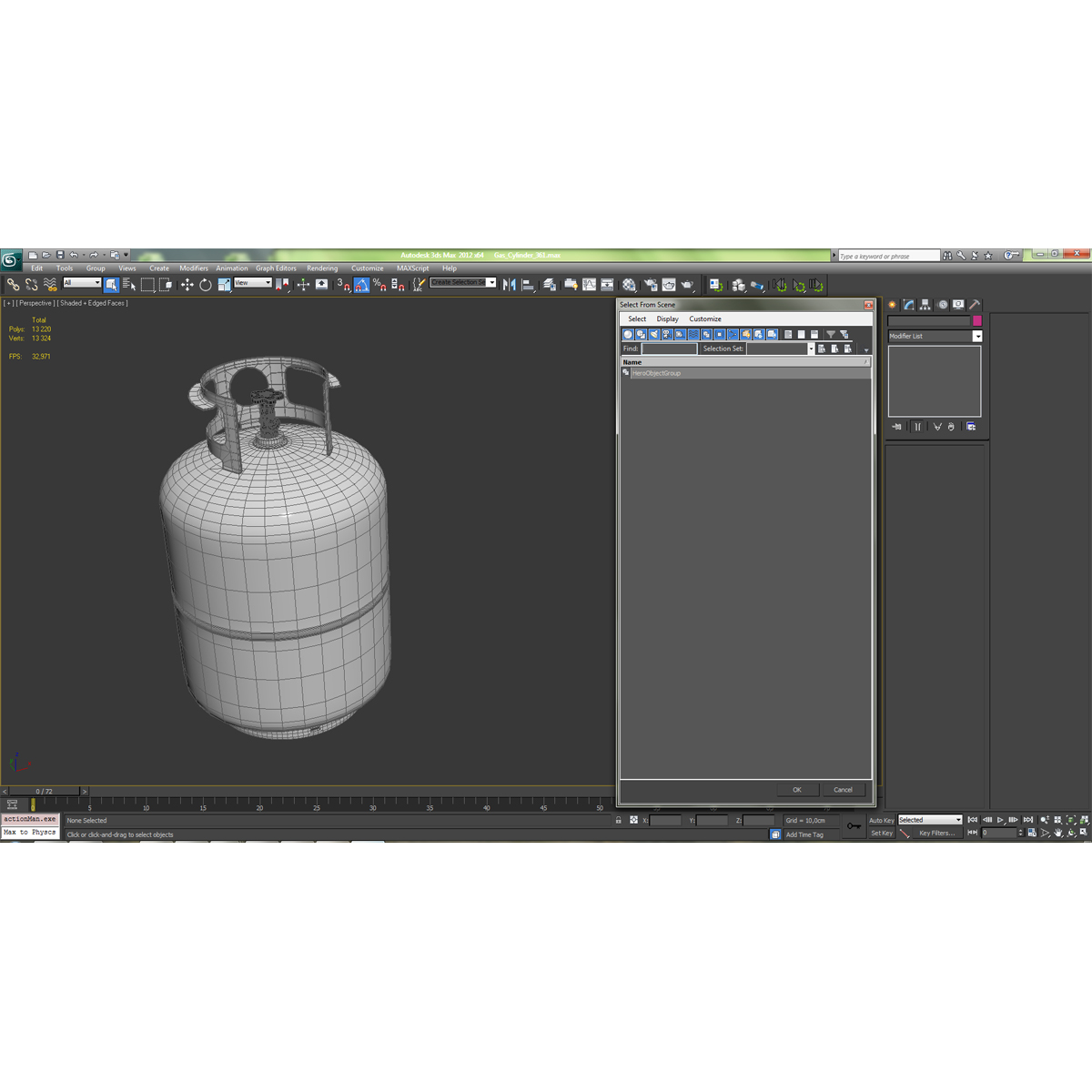 Gas Cylinder 3D