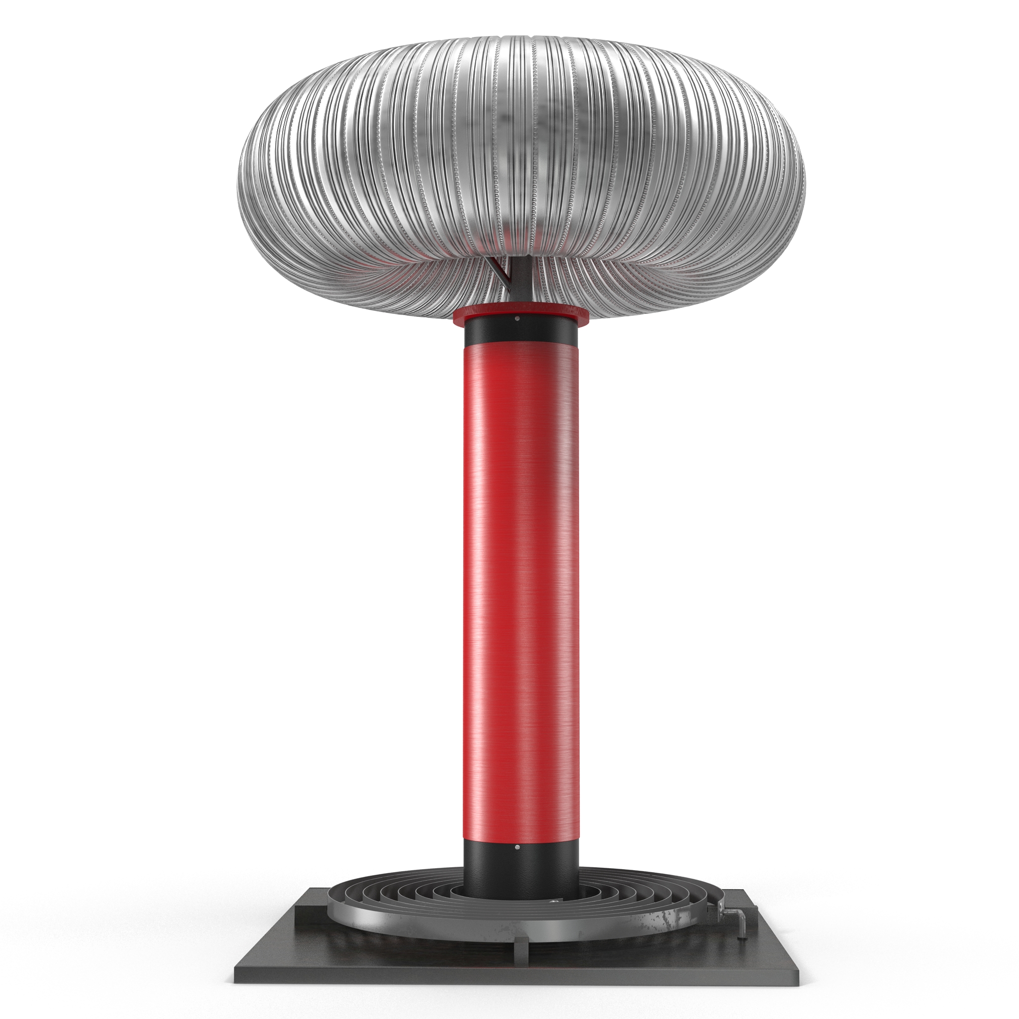 3D model Tesla Coil