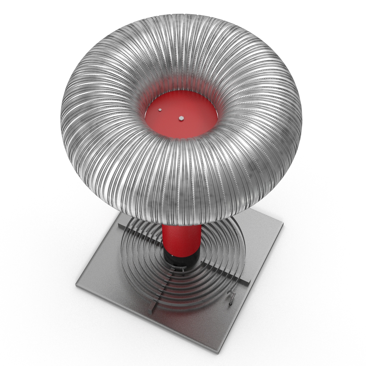 3D model Tesla Coil