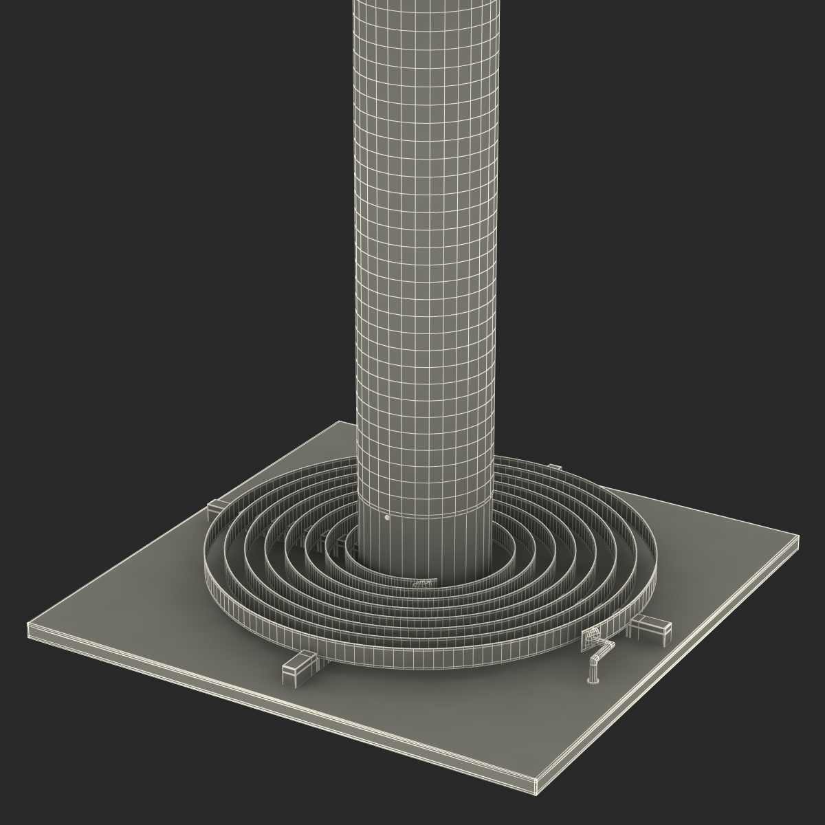 3D model Tesla Coil