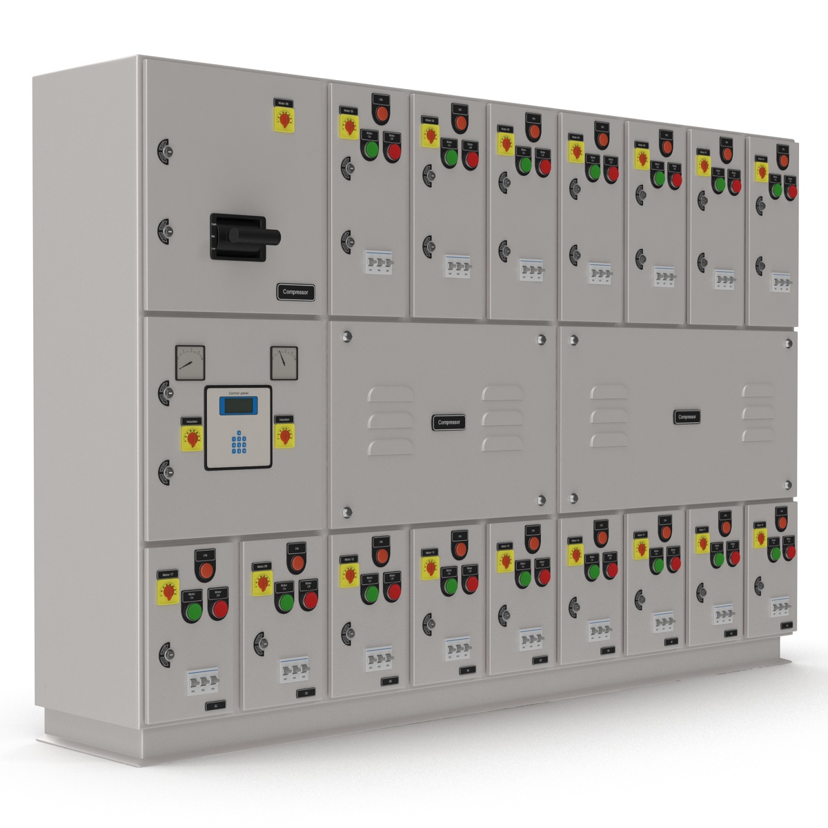 Industrial Electrical Panel 3D