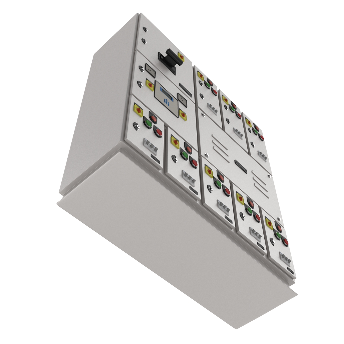 Industrial Electrical Panel 2 3D model