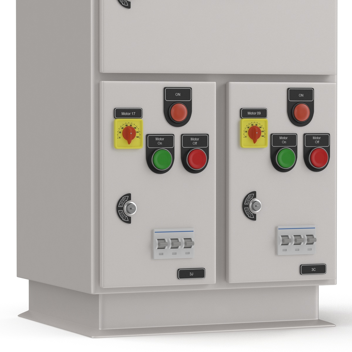 Industrial Electrical Panel 3 3D model