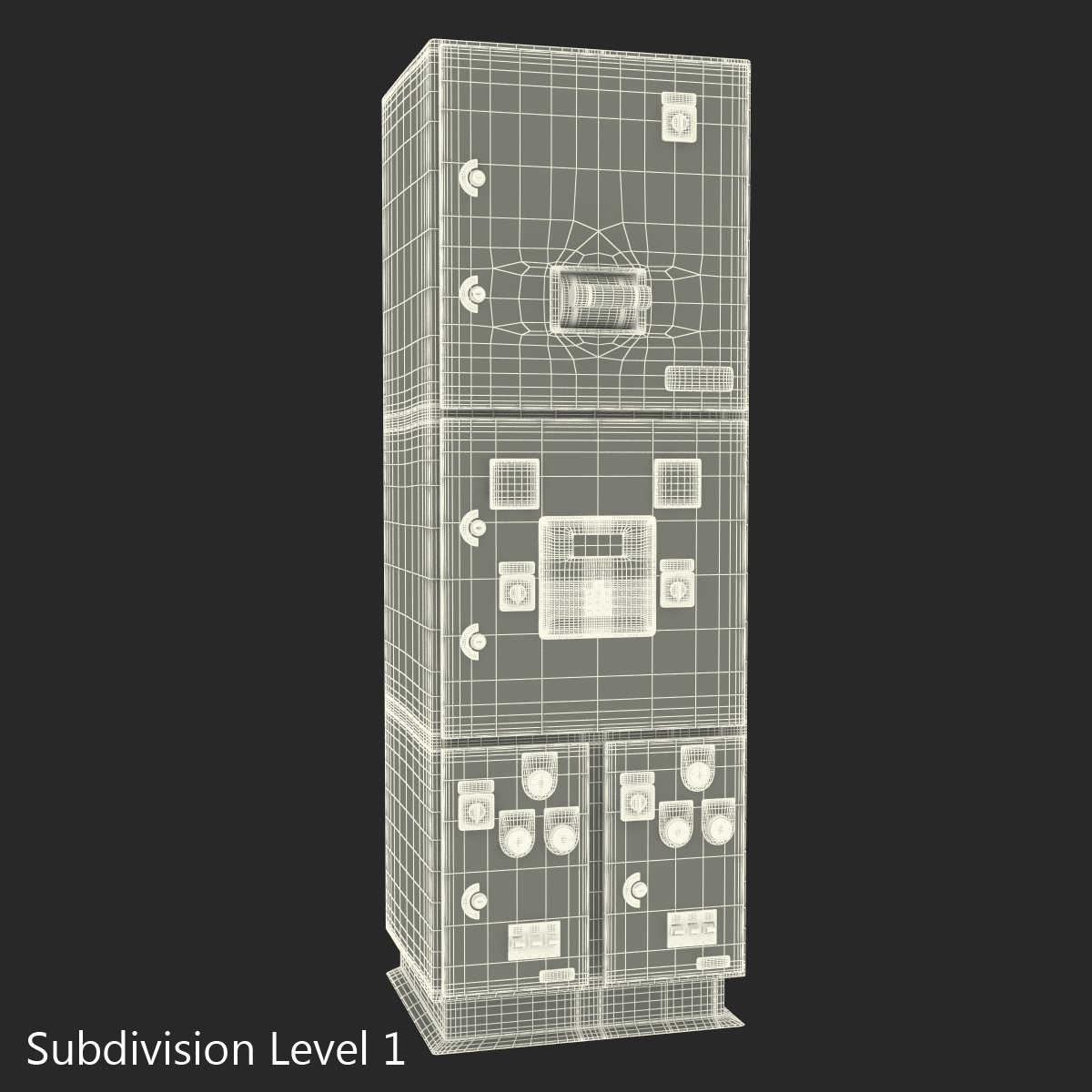 Industrial Electrical Panel 3 3D model