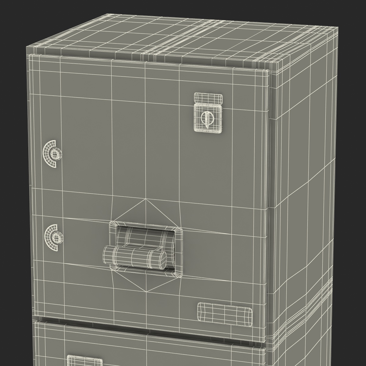 Industrial Electrical Panel 3 3D model