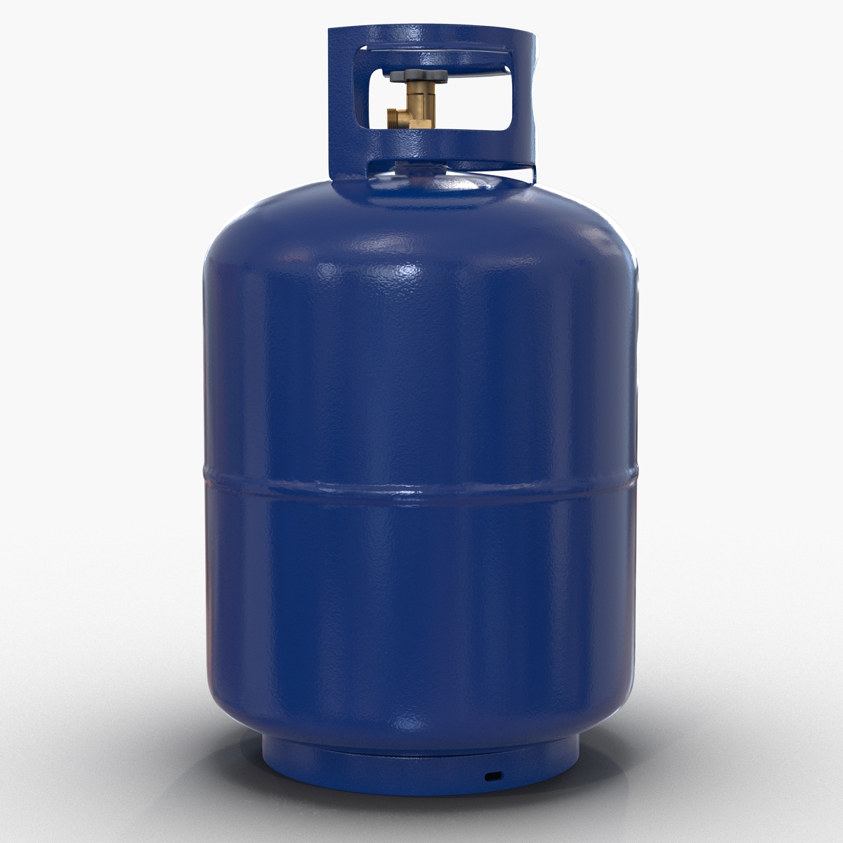 Gas Cylinder Blue 3D