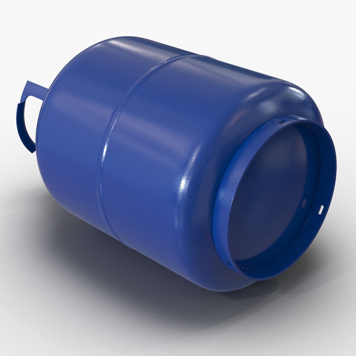 Gas Cylinder Blue 3D