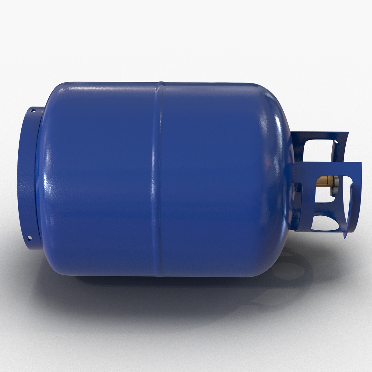 Gas Cylinder Blue 3D