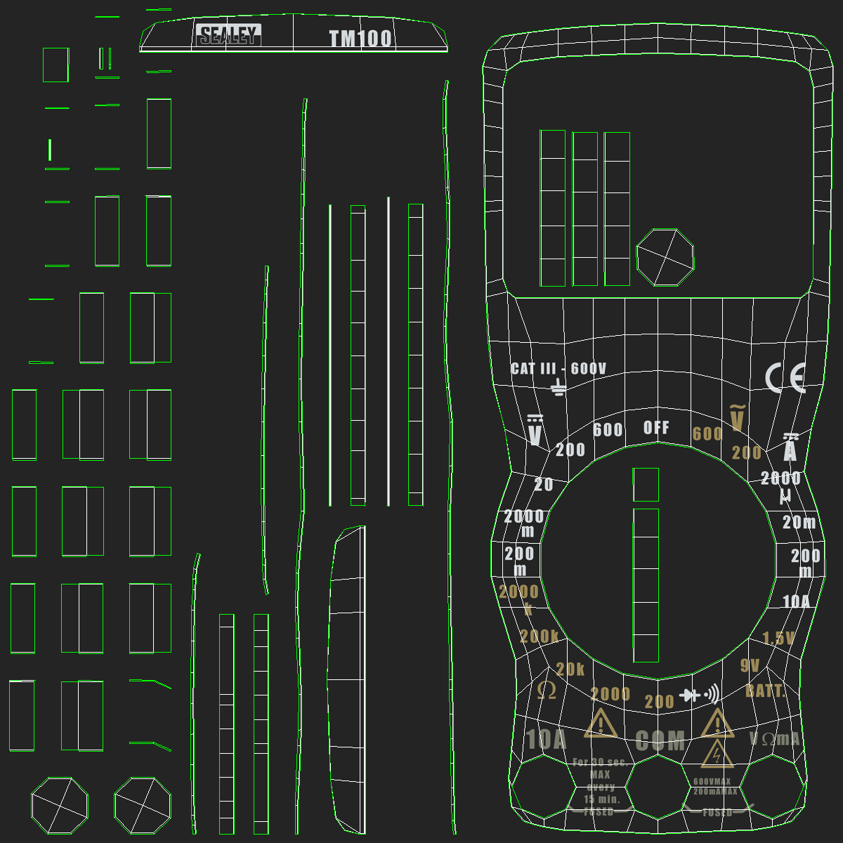 Multimeter Set 3D model