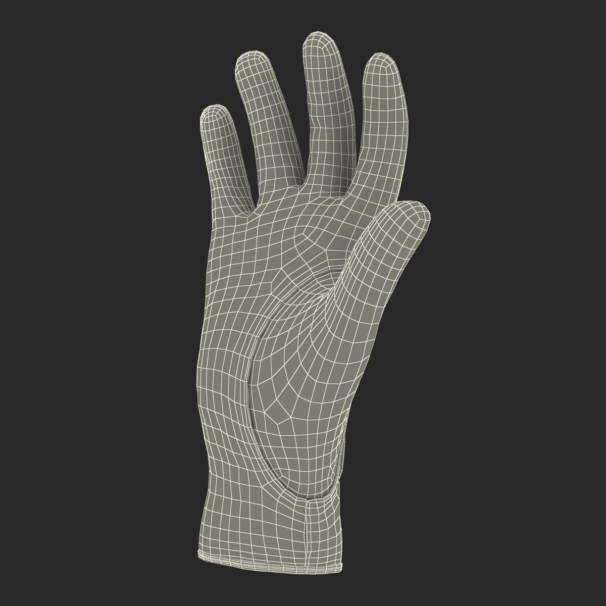 3D Bowling Glove model