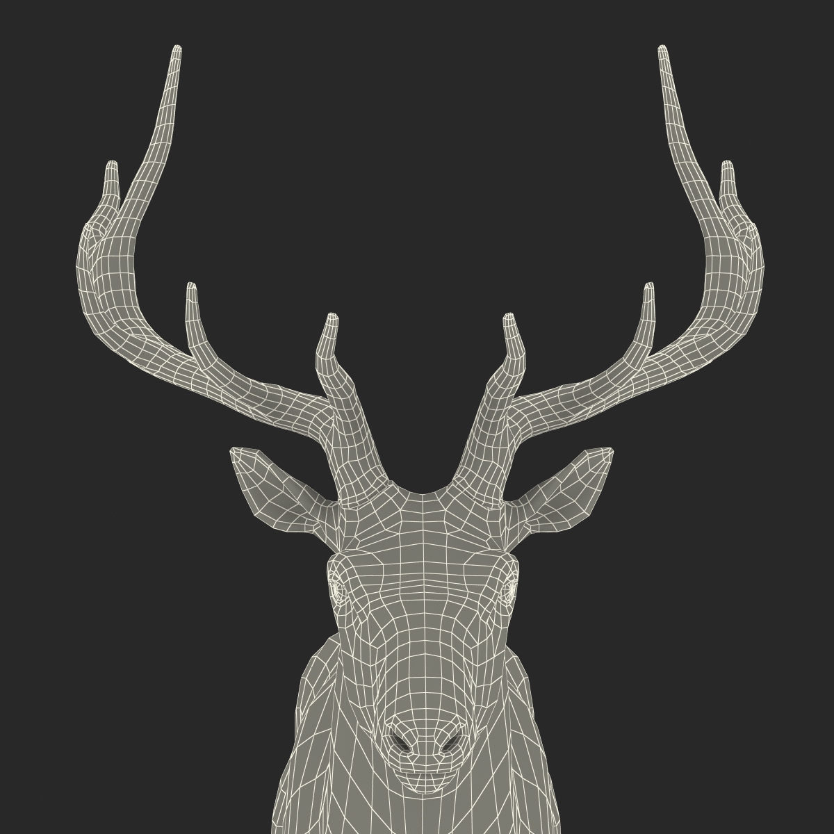 3D model Elk Rigged