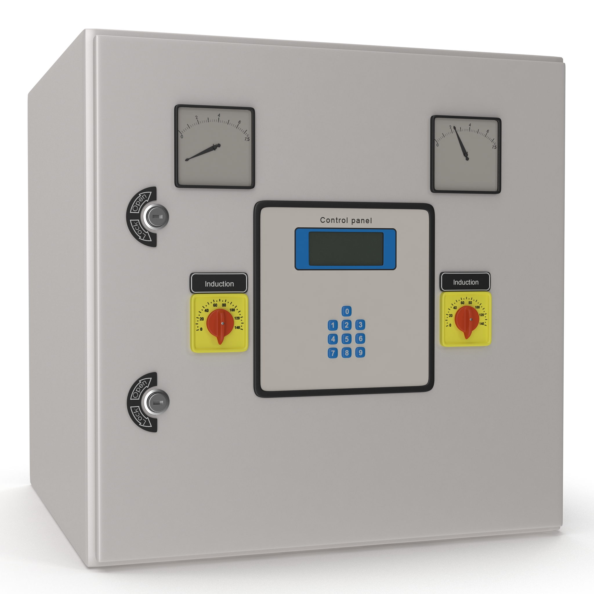 Industrial Electrical Panel 5 3D model