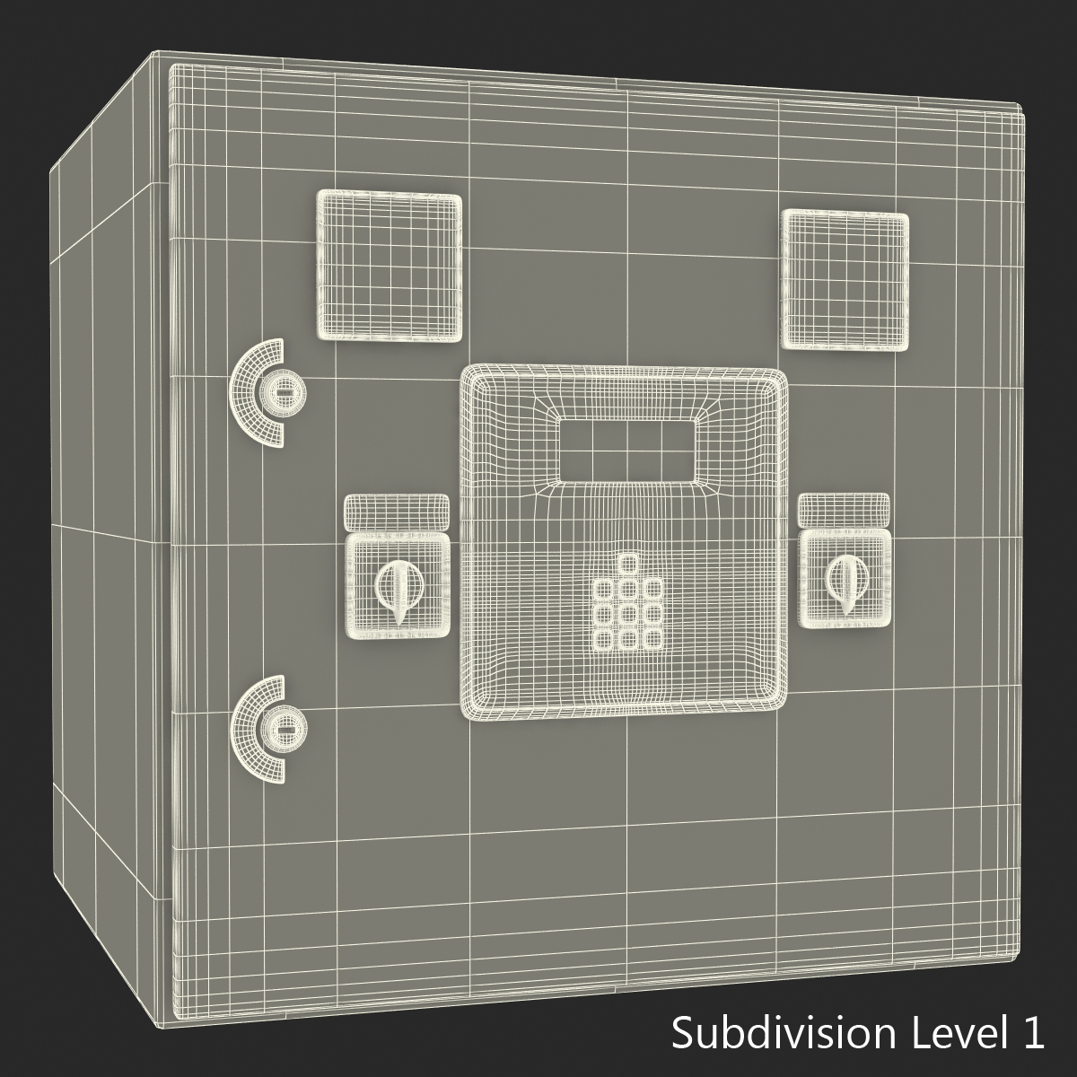 Industrial Electrical Panel 5 3D model