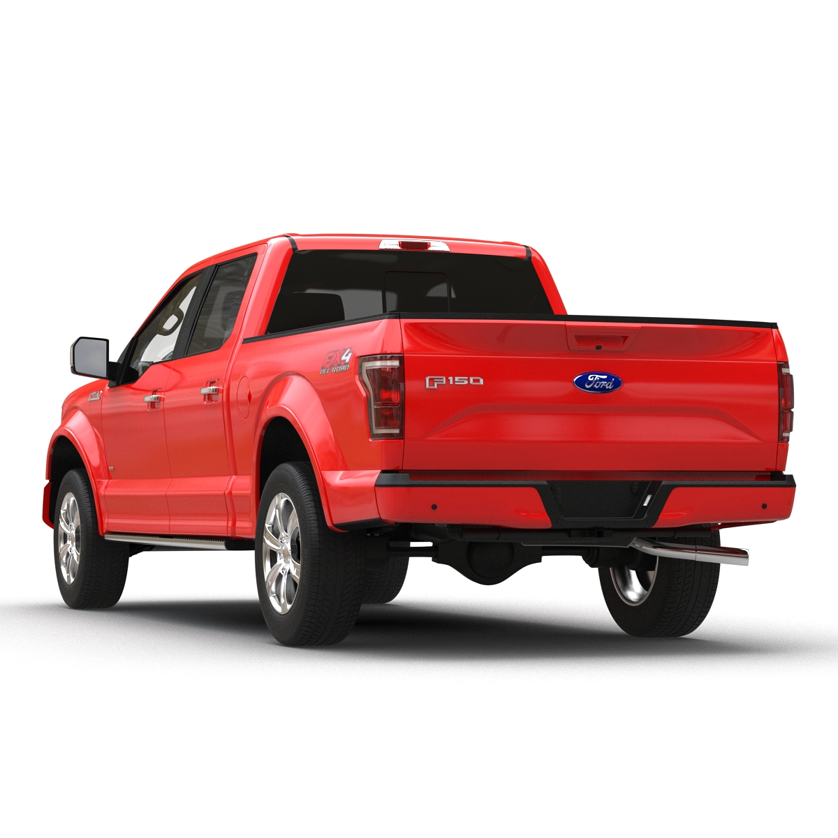 3D model Ford F 150 SuperCrew 2015