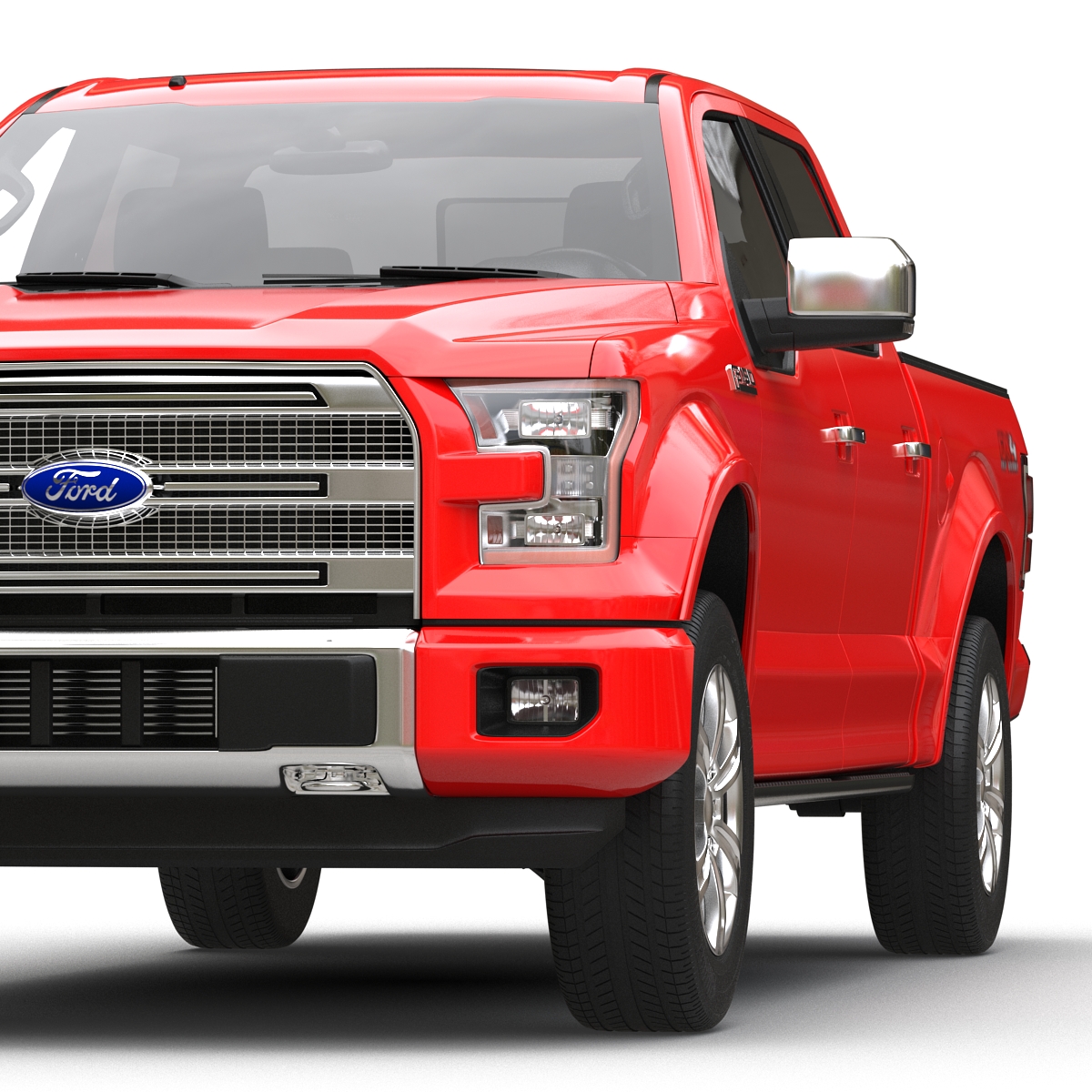 3D model Ford F 150 SuperCrew 2015