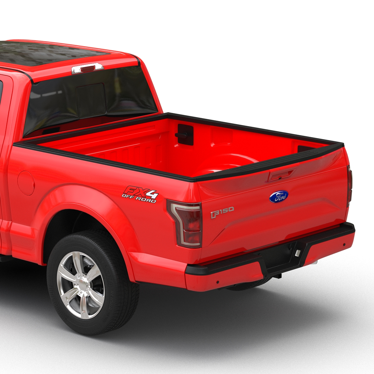 3D model Ford F 150 SuperCrew 2015