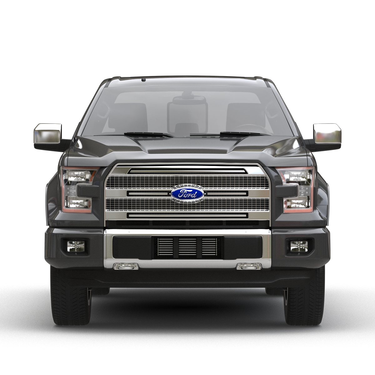 3D Ford F 150 SuperCrew 2015 Simple Interior