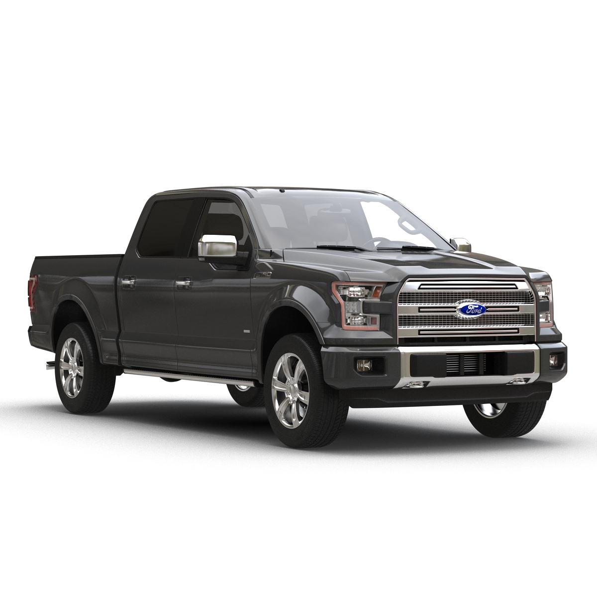 3D Ford F 150 SuperCrew 2015 Simple Interior