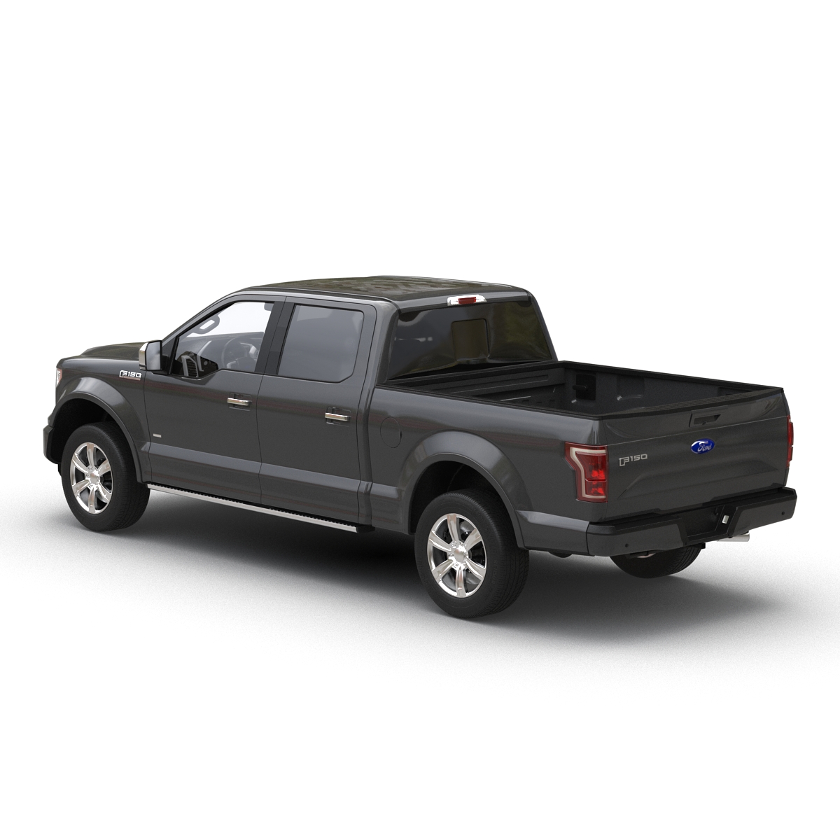 3D Ford F 150 SuperCrew 2015 Simple Interior