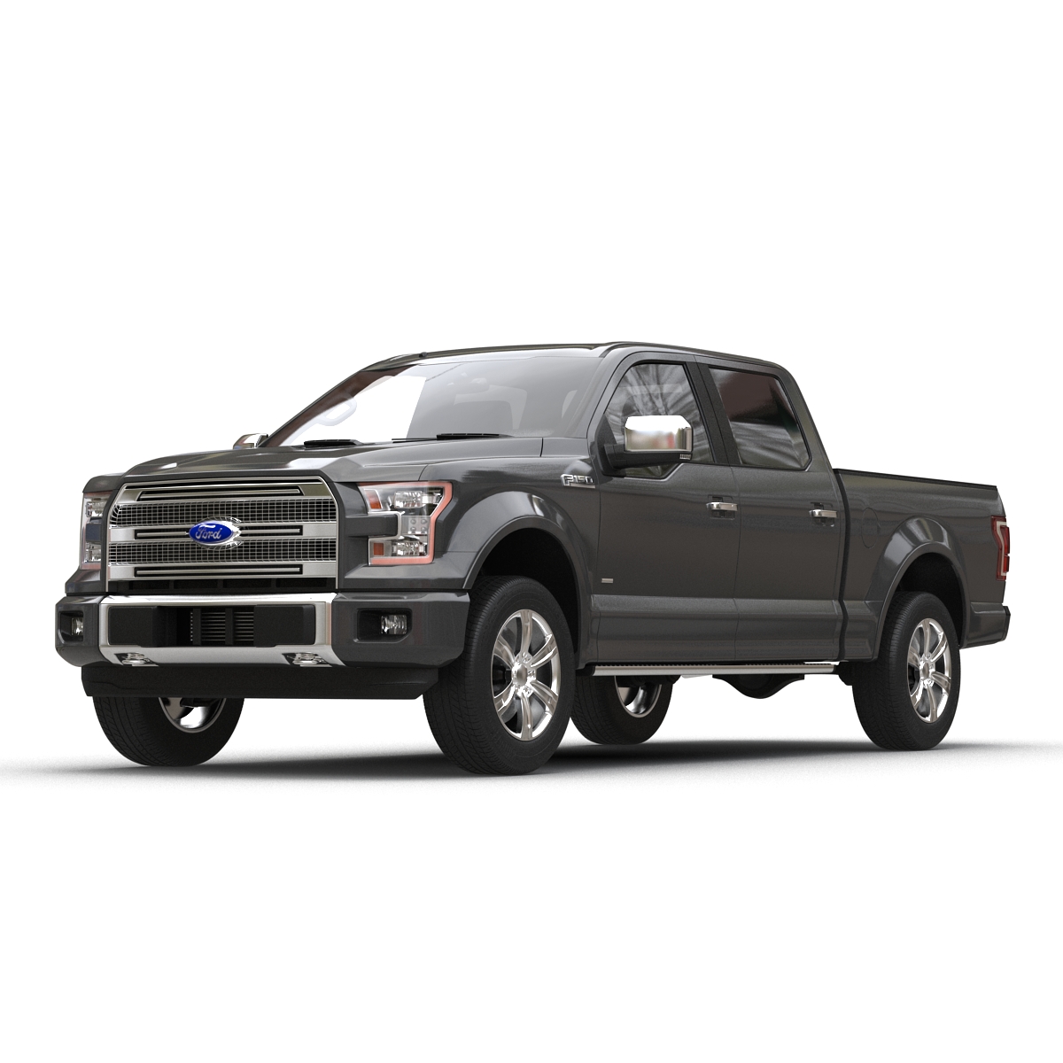 3D Ford F 150 SuperCrew 2015 Simple Interior