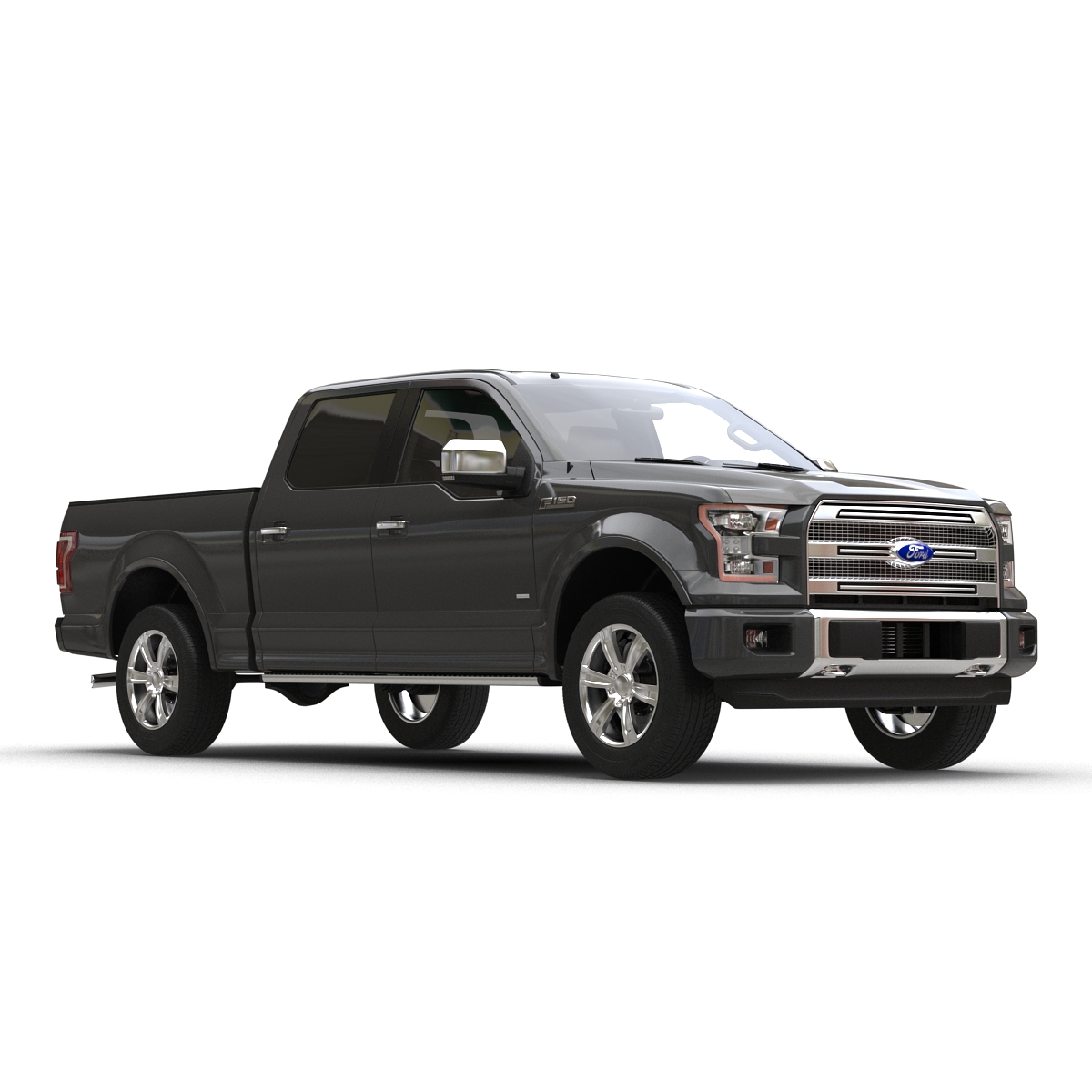 3D Ford F 150 SuperCrew 2015 Simple Interior