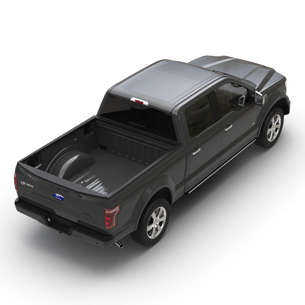 3D Ford F 150 SuperCrew 2015 Simple Interior